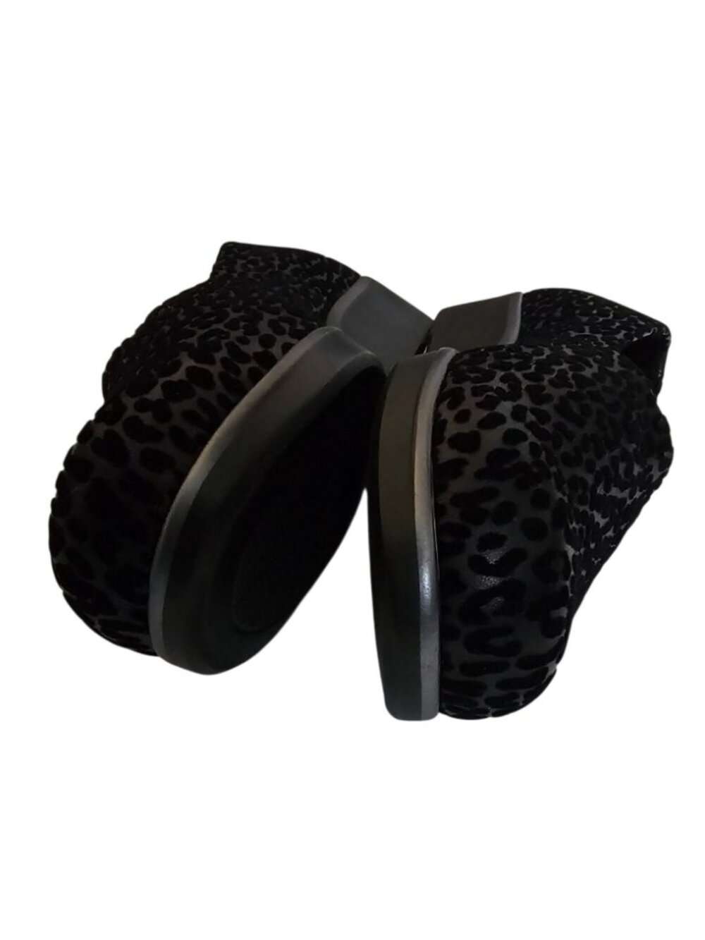 SAS Bliss Slip On Comfort Wedge, Black Leopard Women's Size 9 1/2N - Picture 7 of 15